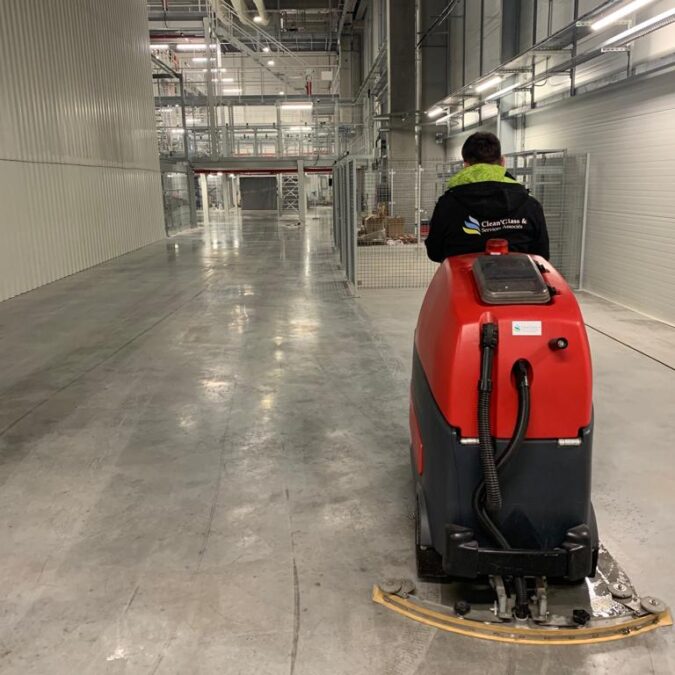D&eacute;couvrez notre nettoyage industriel de l’entrep&ocirc;t E.Leclerc &agrave; Niederhergheim Wittenheim 13