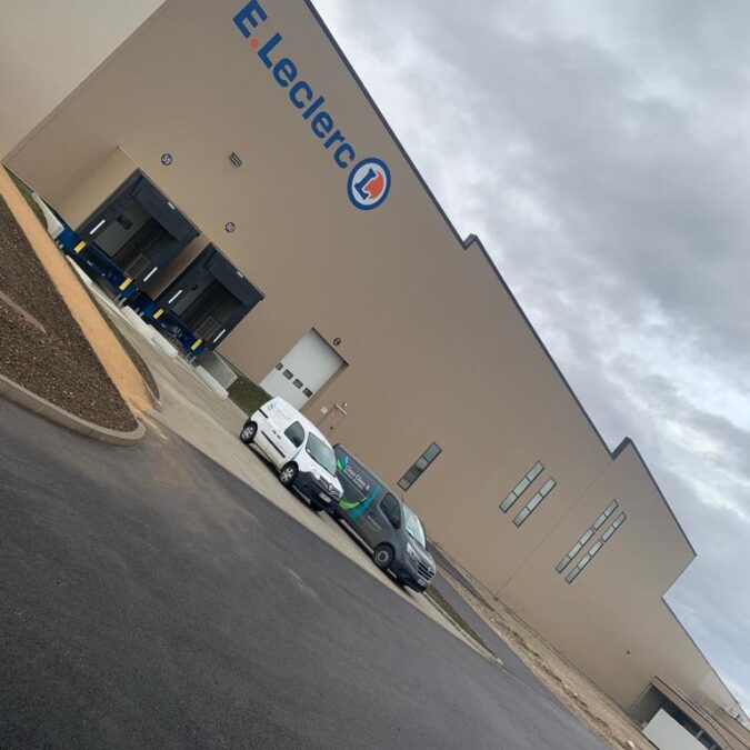 D&eacute;couvrez notre nettoyage industriel de l’entrep&ocirc;t E.Leclerc &agrave; Niederhergheim Erstein 0
