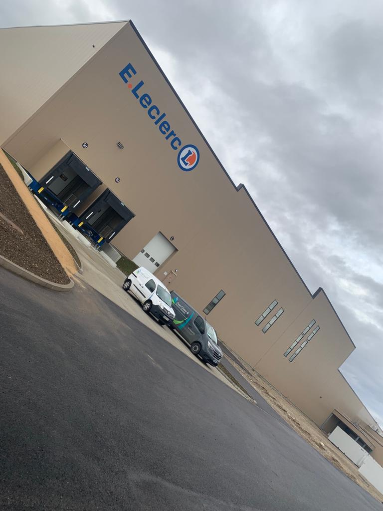 D&eacute;couvrez notre nettoyage industriel de l’entrep&ocirc;t E.Leclerc &agrave; Niederhergheim Erstein